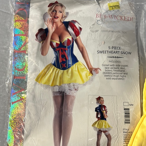 Be Wicked Other - Sweetheart Snow White 5 pc Halloween Cosplay costume